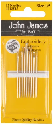 John James Broderinåle Str. 1/5 - 12 stk